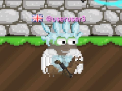 This is @Useruser3 on his world!