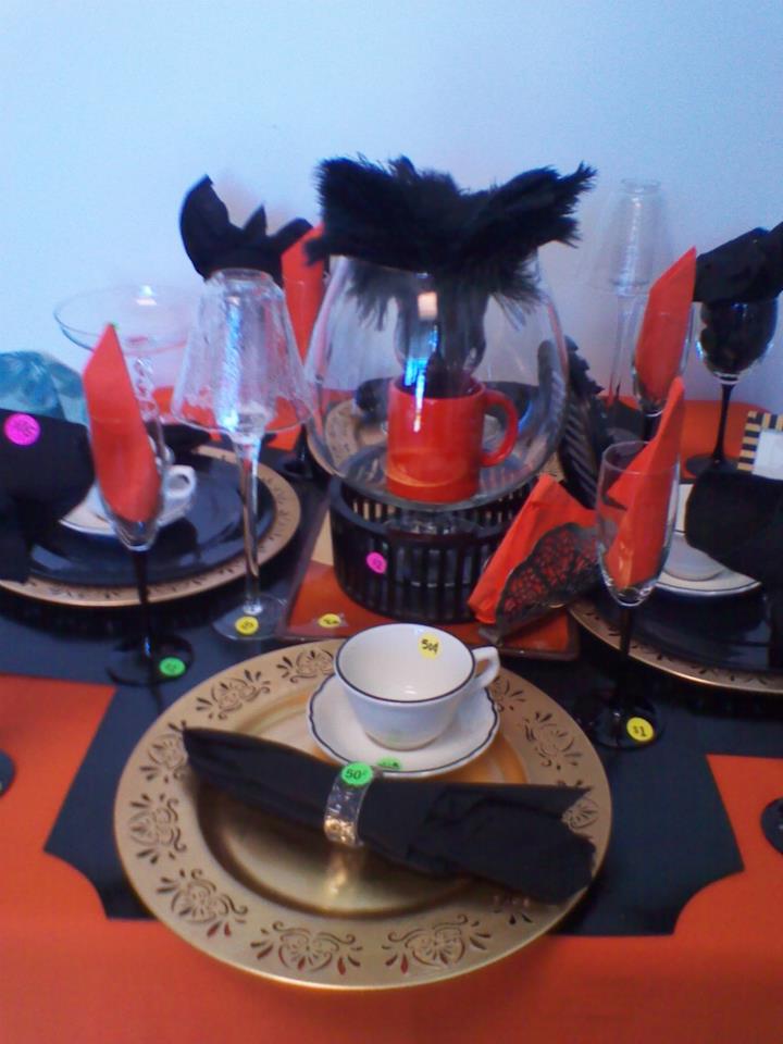 Halloween Theme Table Decor