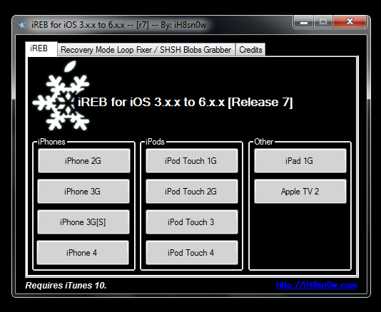 ipsw 6.1.6 dfu mode software