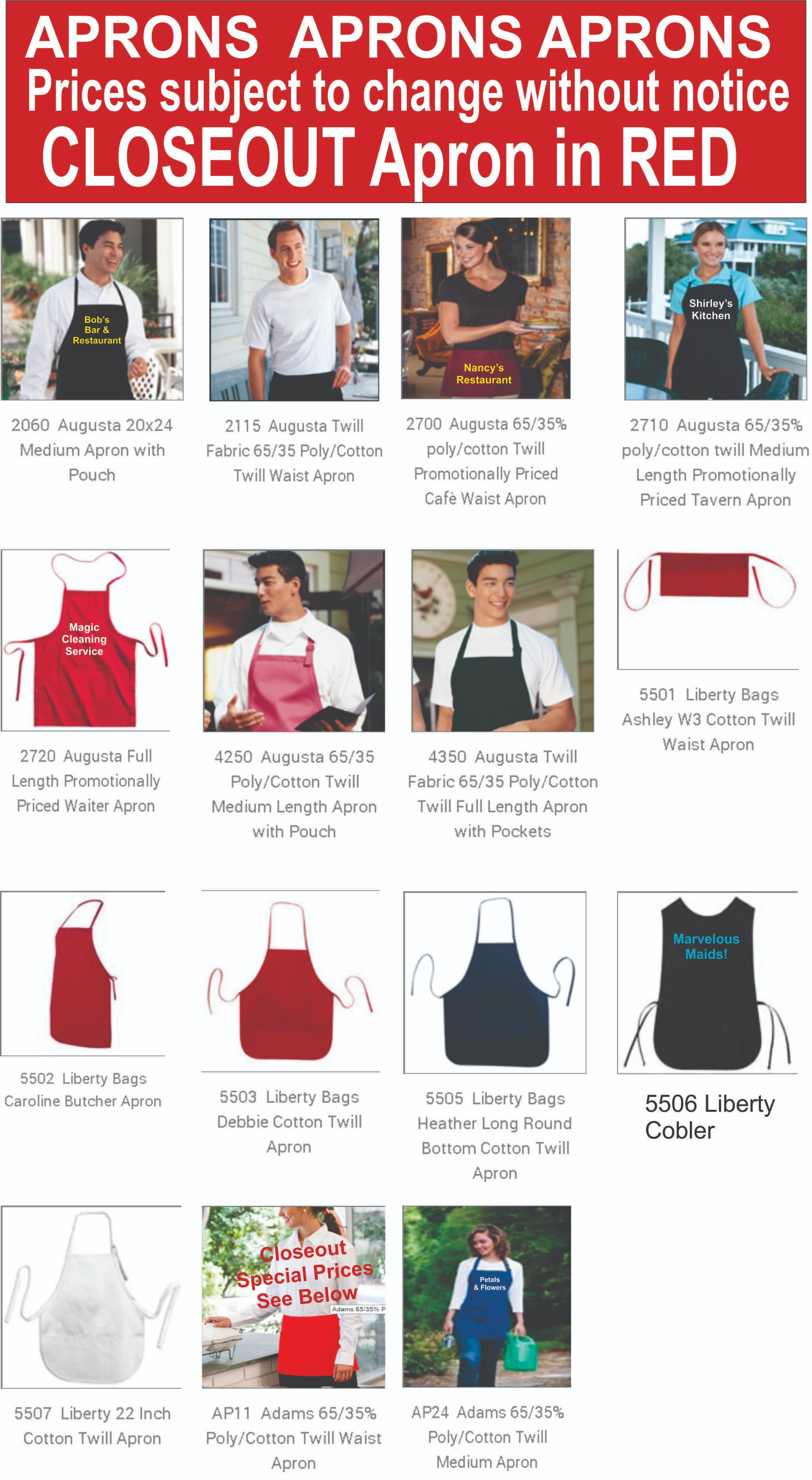 Aprons